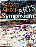 flyer for Save Seize Arts Symposium